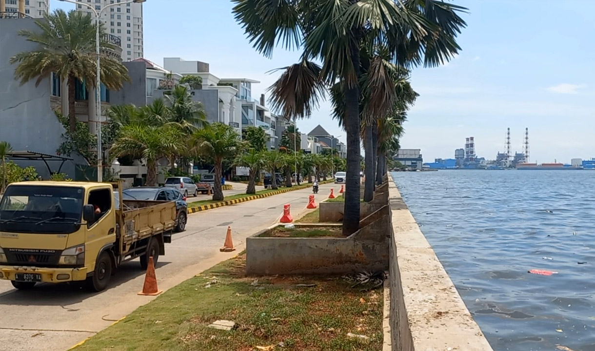 Jakarta Terancam Tenggelam, Air Laut Lebih Tinggi di Atas 2 Meter dari Daratan di Pantai Mutiara