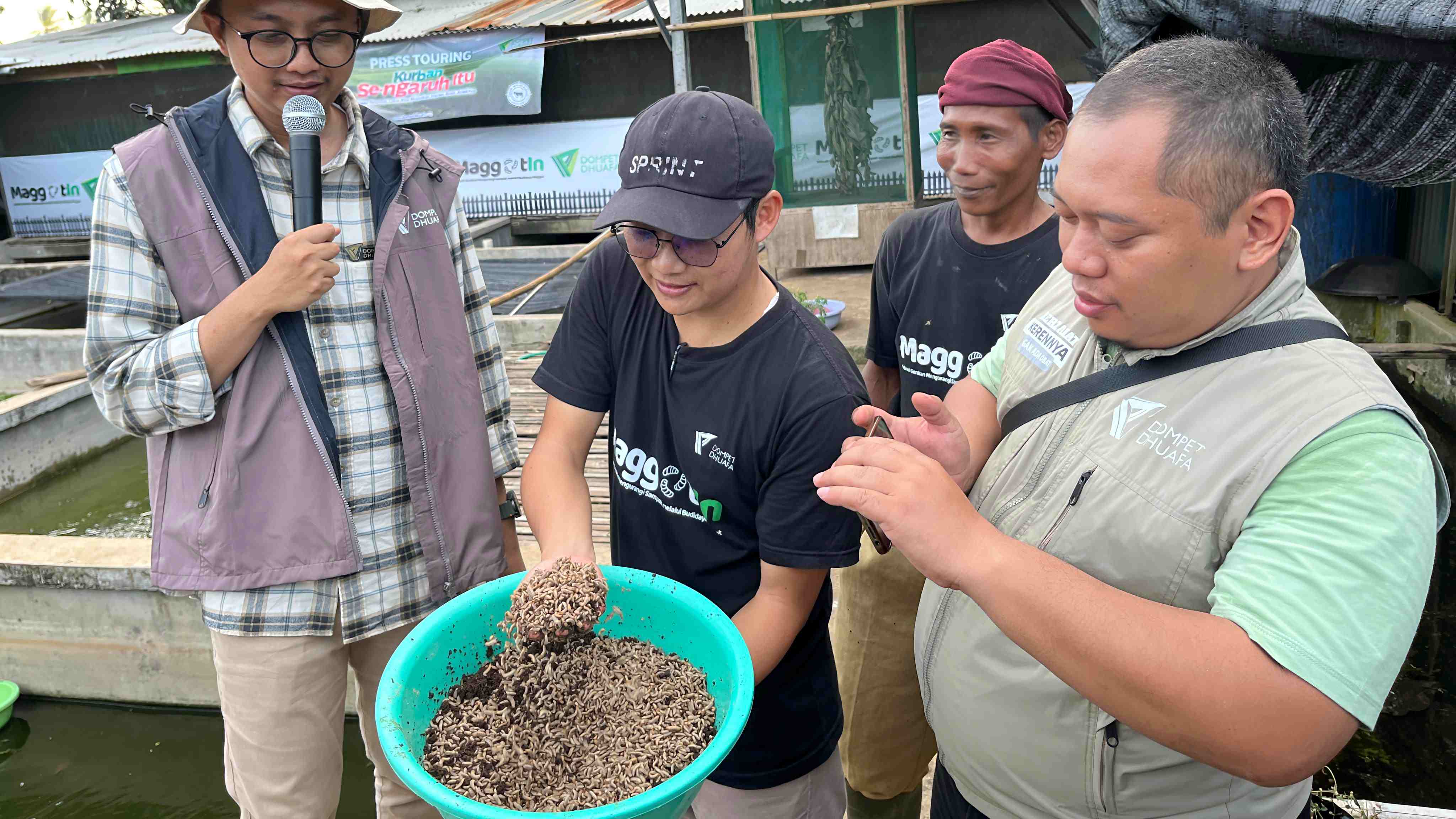 Program Maggotin Dompet Dhuafa Bantu Warga Lampung Naikkan Omzet hingga Puluhan Juta