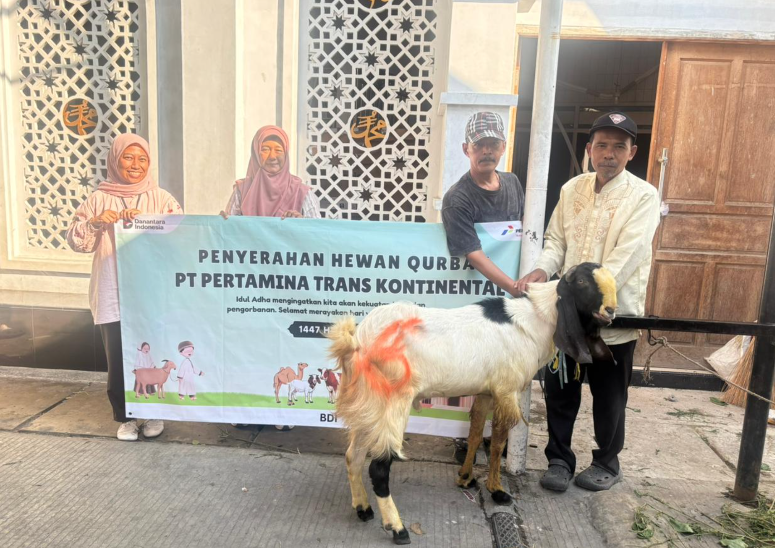 Pertamina Trans Kontinental Berbagi Hewan Kurban di Iduladha 2026, Operasional Energi Tetap Berjalan Optimal