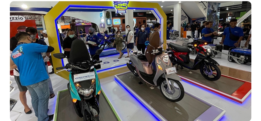 Teknologi Blue Core Hybrid dan Y-Connect di Jakarta Fair Kemayoran 2022 dari Yamaha