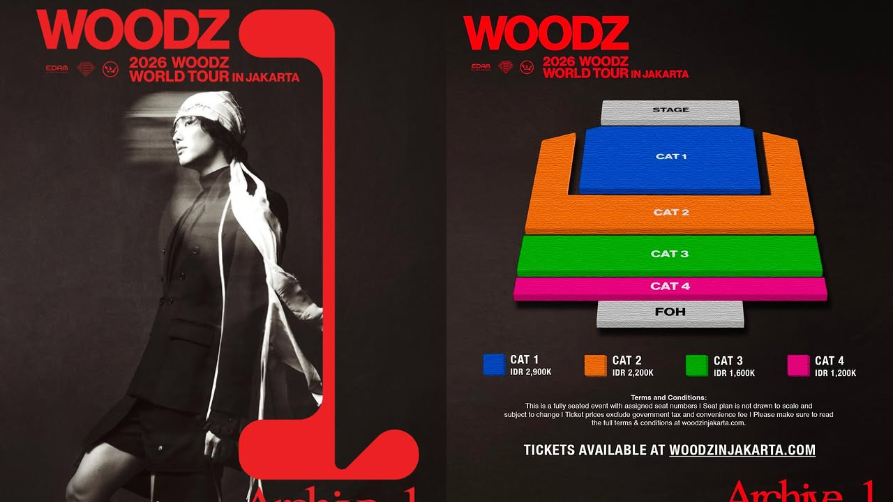 Harga Tiket Konser WOODZ di Jakarta 2026, Termurah Rp1,2 Juta