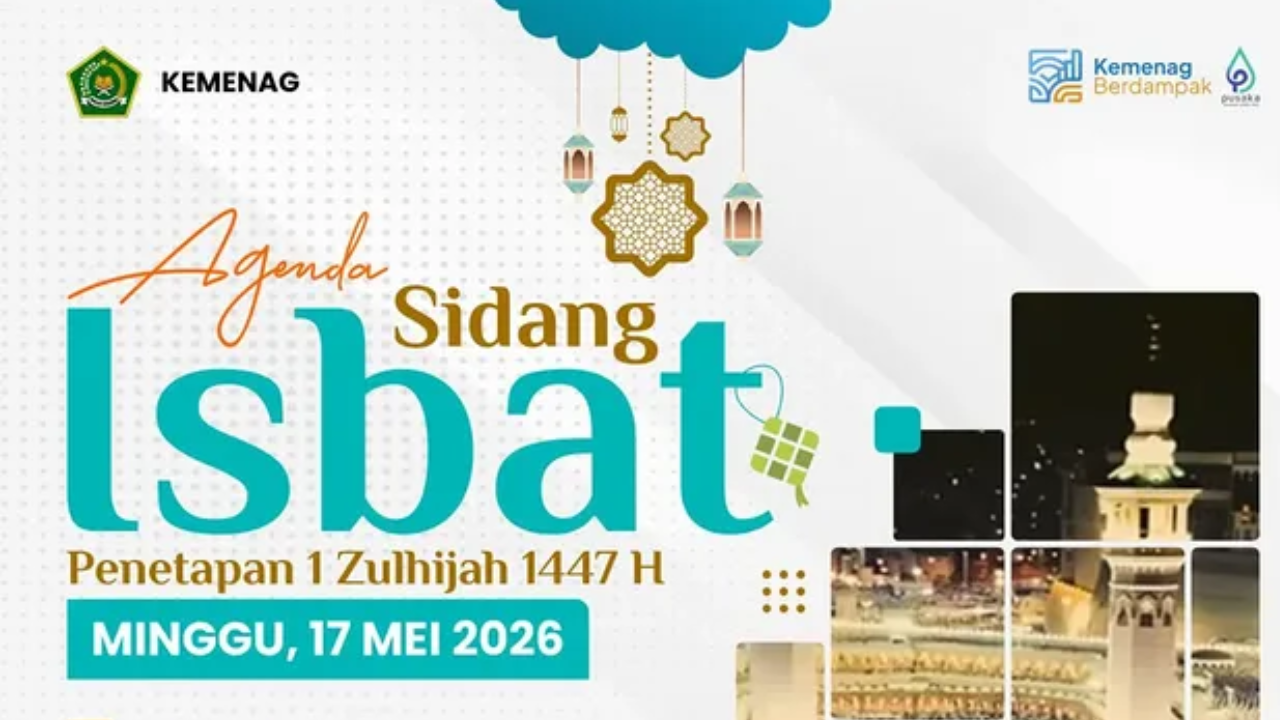 3 Agenda Sidang Isbat Penetapan Idul Adha 2026/1447 H yang Digelar Kemenag Hari Ini