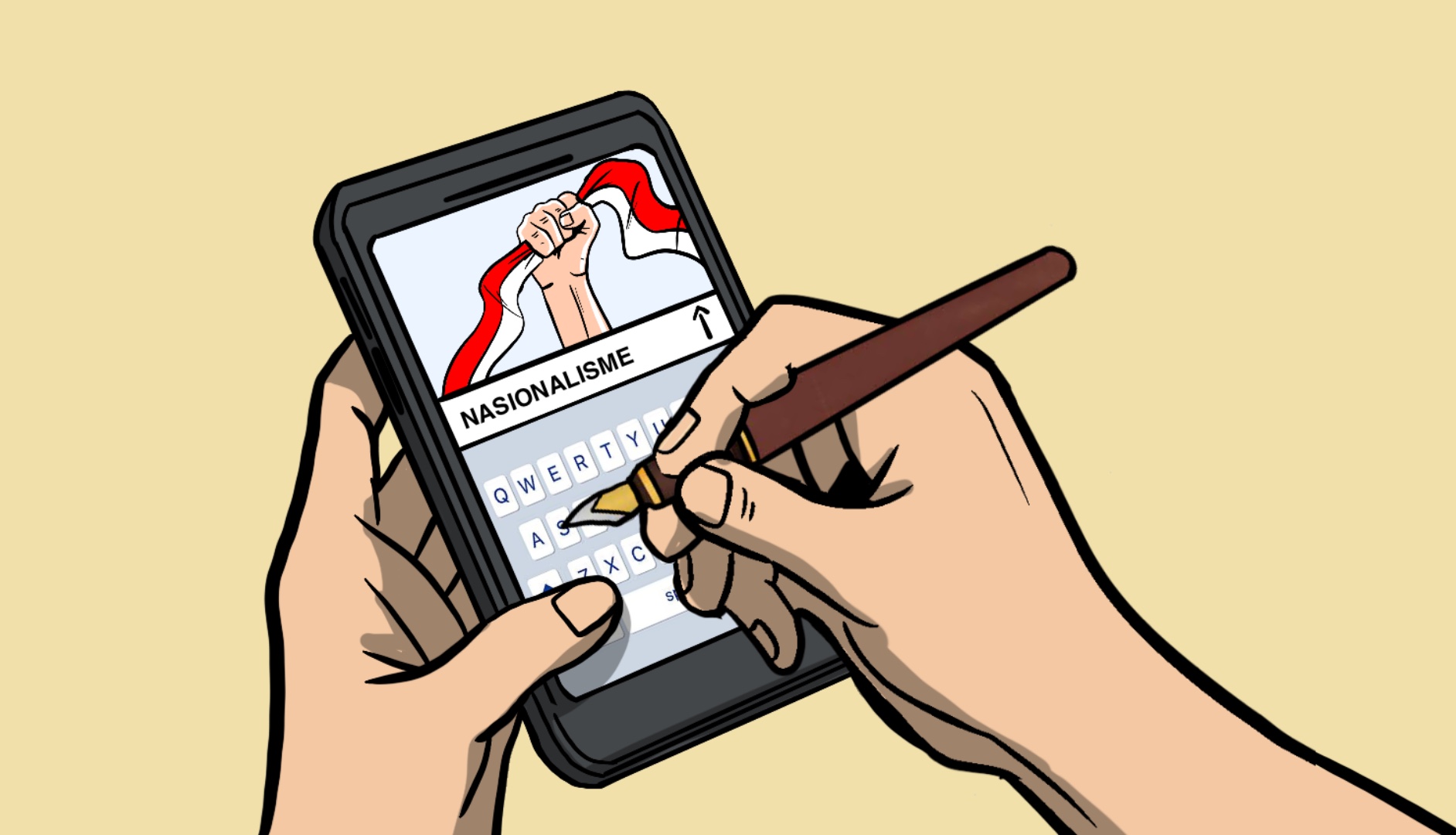 Dari Pena ke Postingan: Nasionalisme dalam Bayang-Bayang Simulasi
