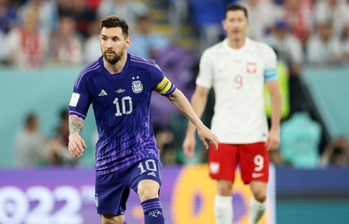 Aksi Baper Messi dan Lewandowski Jadi Sorotan Saat Pertandingan Argentina vs Polandia