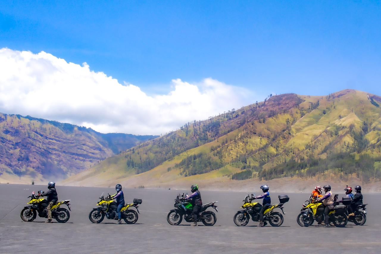 1 Tahun Perjalanan Komunitas V-Strom Indonesia Owner, Suzuki Beri Pelatihan di Bromo