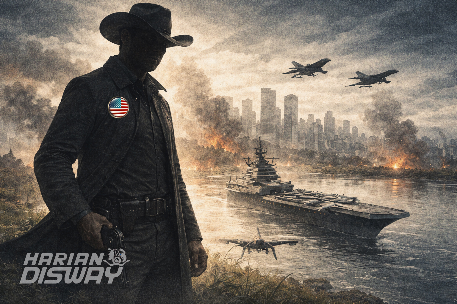 Amerika Serikat Sheriff Dunia: Ketika Tombstone Bertemu Geopolitik Kontemporer