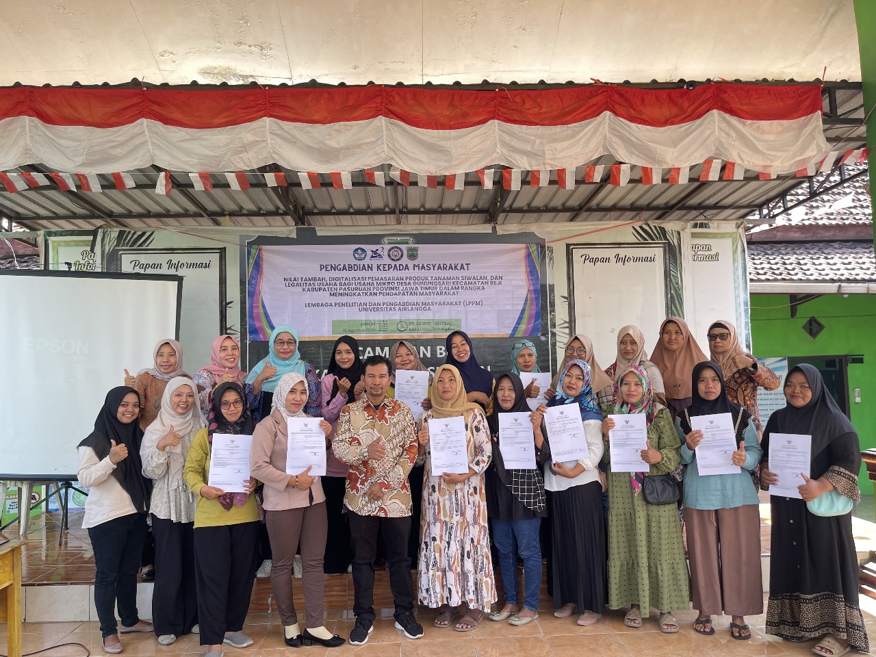 Universitas Airlangga Dorong UMKM Desa Gunungsari Pasuruan Tingkatkan Nilai Tambah, Digitalisasi Pemasaran, dan Legalitas Usaha