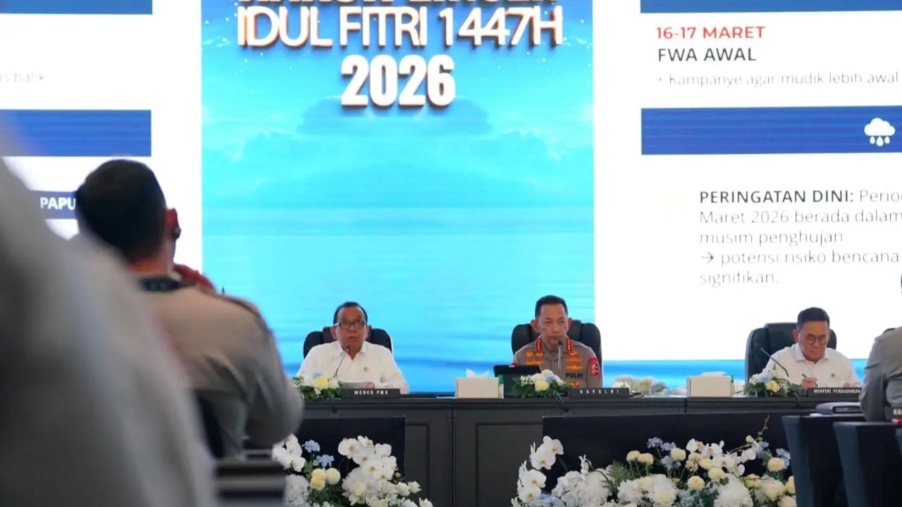 Rakor Jelang Mudik, Kapolri Imbau Warga Titip Kendaraan ke Kantor Polisi saat Pulang Kampung