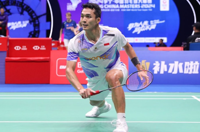 Jonatan Christie Tembus Perempat Final China Masters 2024, Singkirkan Lu Guang Zu