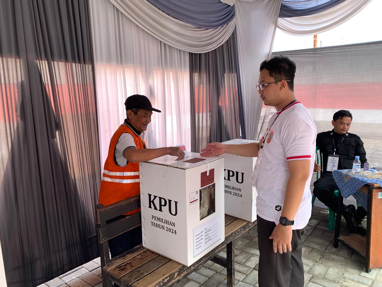 Meski Ditahan Partisipasi WBP Rutan Medaeng Capai 72,8 persen, Saat Pemilu 