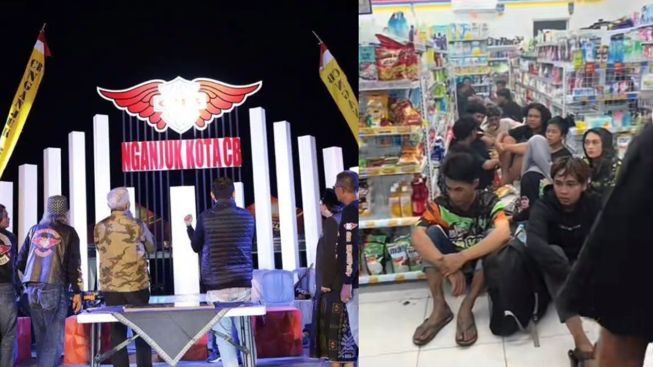 7 Fakta CB Nganjuk Viral Numpang Istirahat di Indomaret, Komunitas Motor yang Didukung Pemerintah hingga Dibangun Tugu Monumen