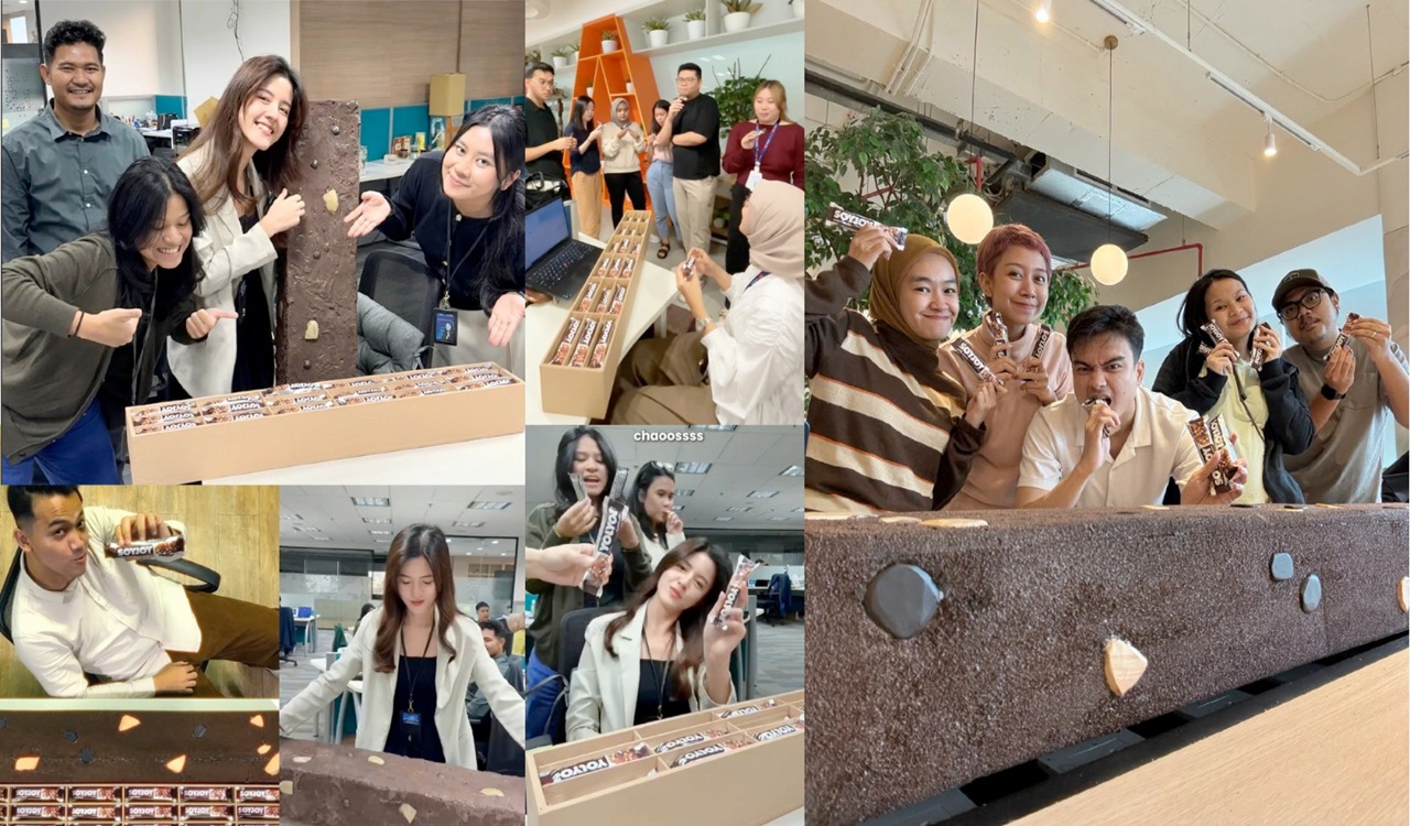 PT Amerta Indah Otsuka Hadirkan Aktivitas Sehat Bersama SOYJOY di World Chocolate Day