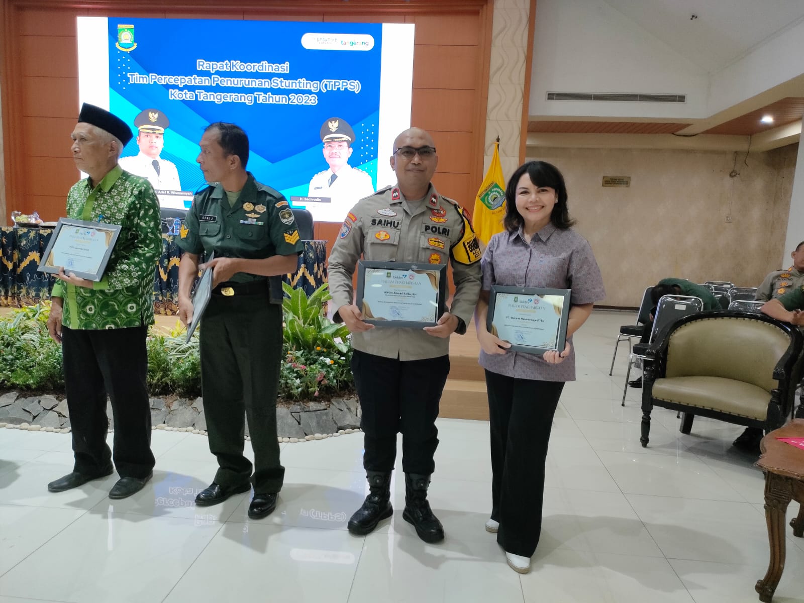 Konsistensi Wahana Turunkan Angka Stunting, Diganjar Penghargaan Pemkot Tangerang 