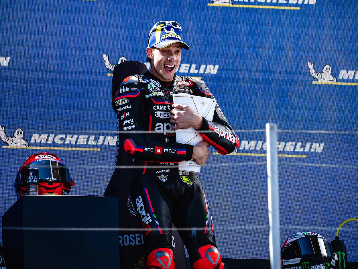 Podium Ketiga Bezzecchi Tegaskan Konsistensi Aprilia Racing di MotoGP 2025