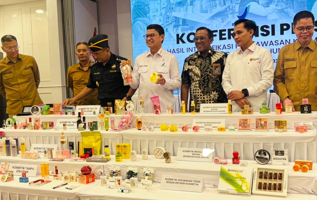 BPOM Gerebek Kosmetik Ilegal Rp1,8 Triliun, Mayoritas Produk Impor