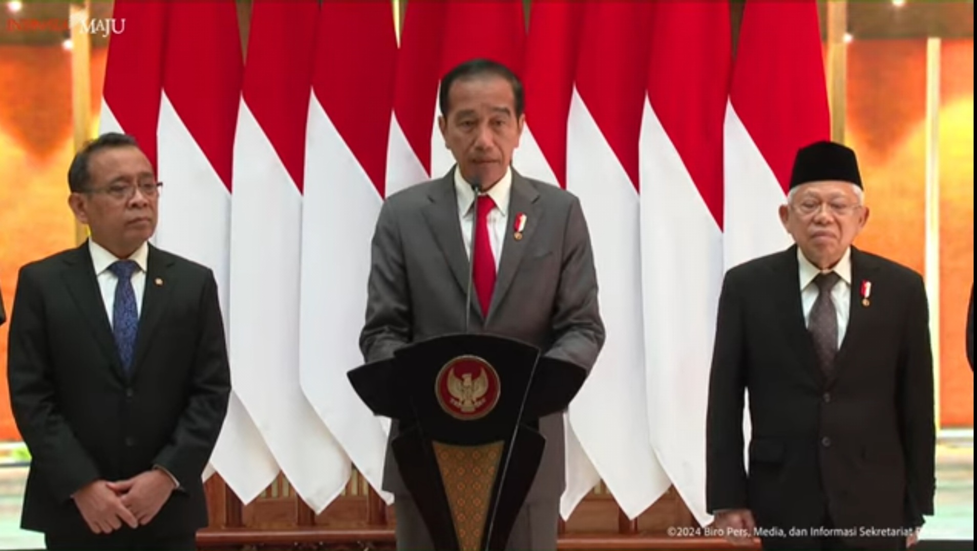 Jokowi Tunjuk KH. Ma'ruf Amin Plt Presiden, Warganet Bilang Aneh: Menghindari Demo?