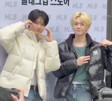 Curi Perhatian! Gaya Fashion Yoshi dan Junkyu Treasure di MLB Flagship Store Opening Event