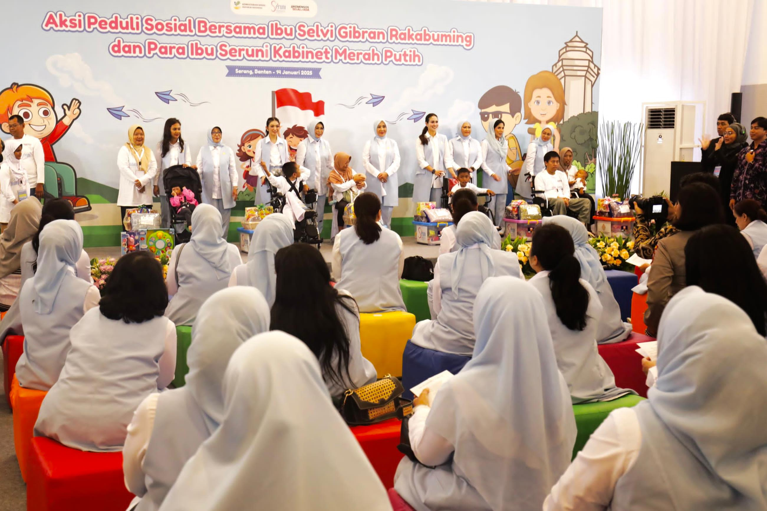 Gandeng SERUNI Kabinet Merah Putih, DWP Kemensos Bantu Penyandang Disabilitas di Banten