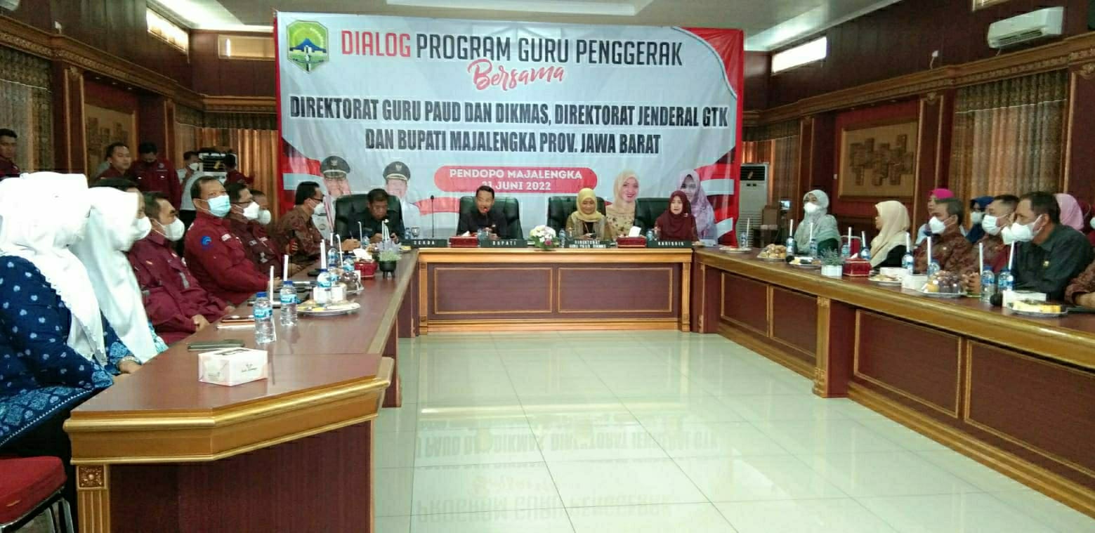 Program Guru Penggerak Majalengka, Kemendikbud Gelar Dialog