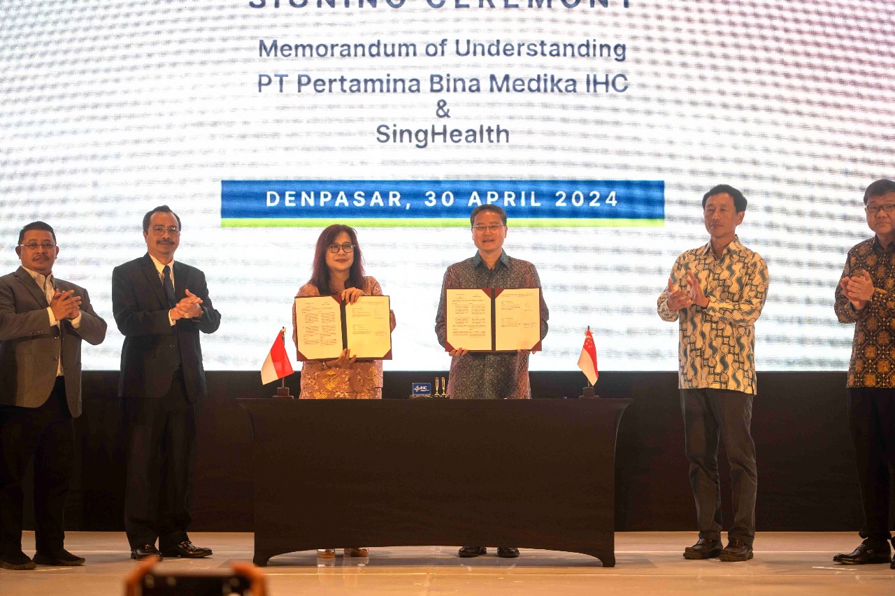 Pertamina Bina Medika IHC Gandeng SingHealth Singapura, Menuju Layanan Kesehatan Kelas Dunia!