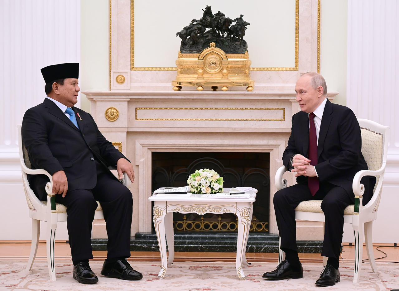 Prabowo Subianto dan Vladimir Putin Perkuat Kerja Sama Energi, Antariksa hingga Pendidikan