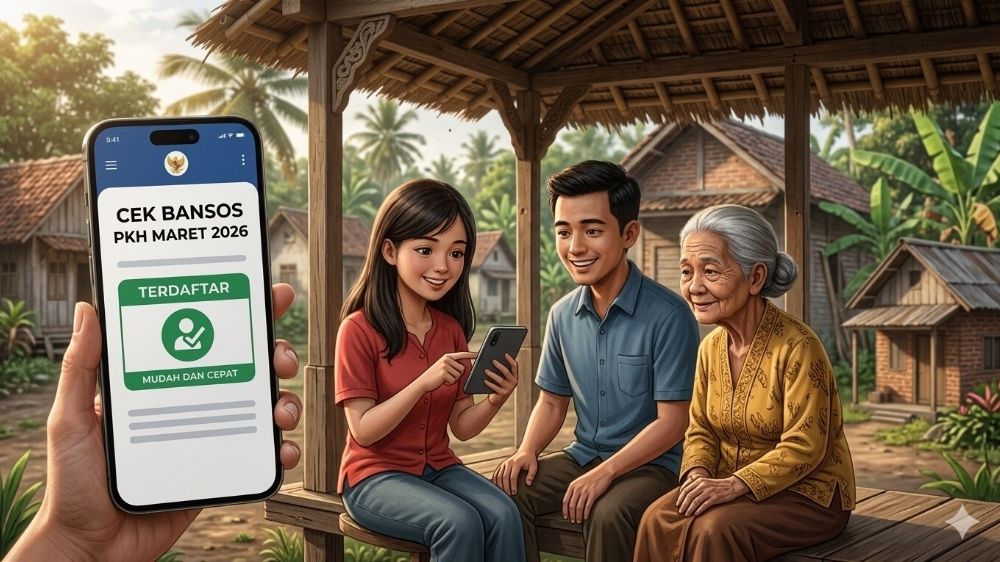 Cara Cek Bansos PKH Maret 2026 secara Online Lewat HP, Cukup Pakai NIK KTP