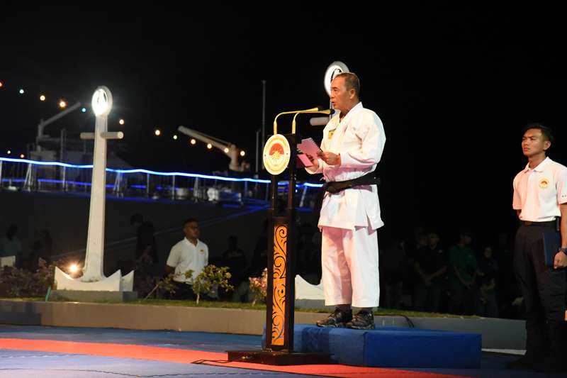 Kejuaraan Karate Piala Panglima Koarmada RI 2024 Resmi Ditutup, Laksamana Madya TNI Apresiasi Antusiasme Peserta 