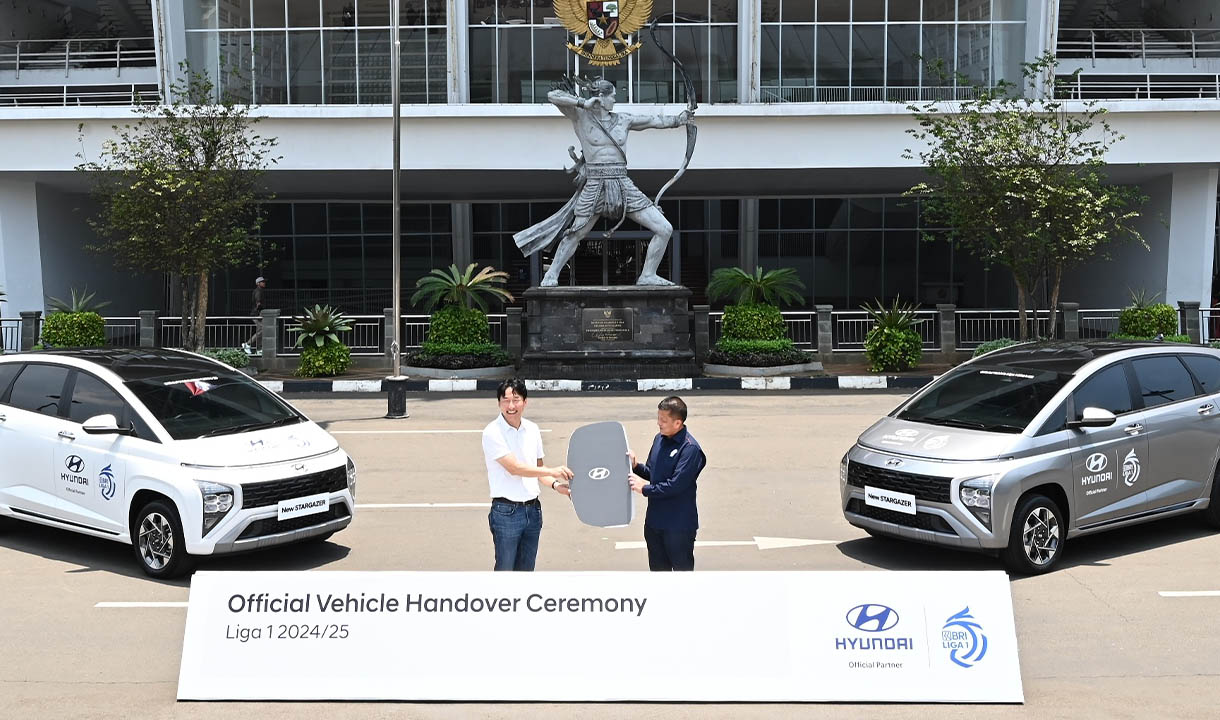 Hyundai Stargazer Resmi Menjadi Official Vehicle Partner Liga 1, Penghargaan Individu Boyong 1 Unit 