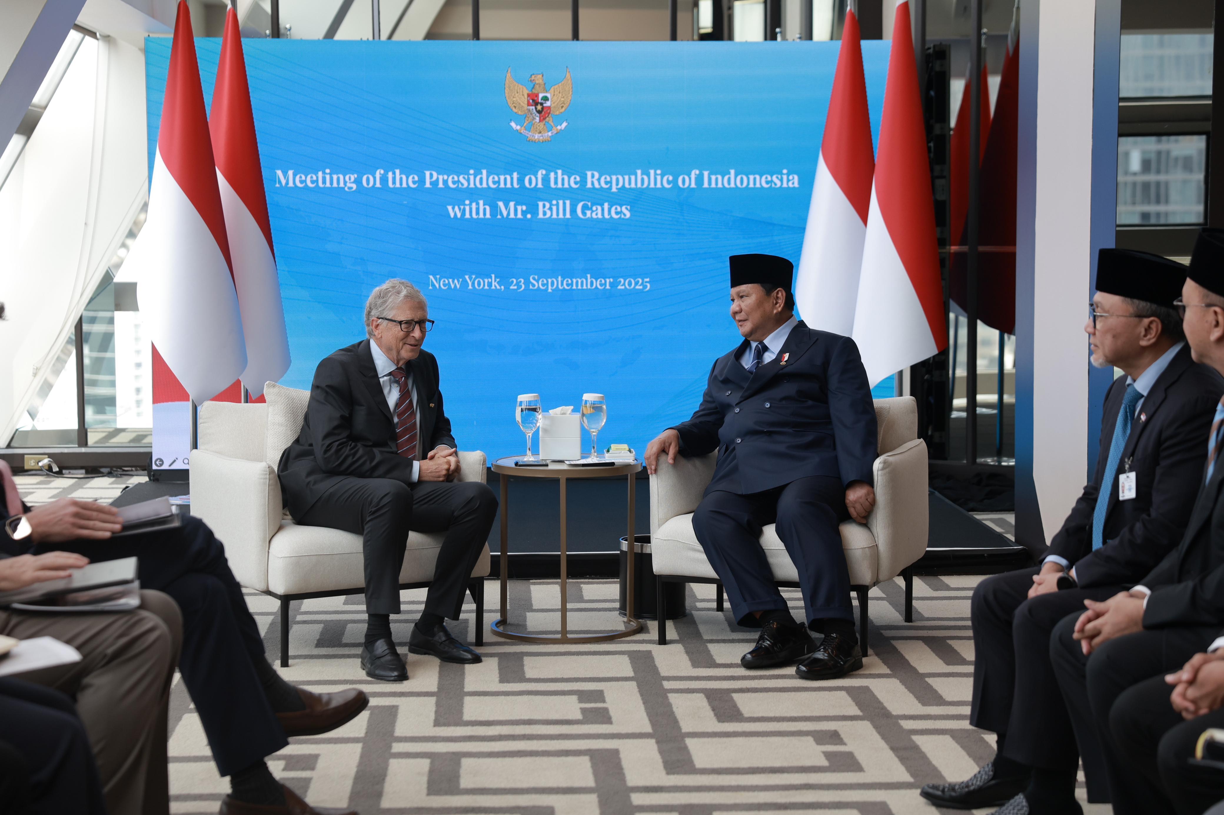 Prabowo Gandeng Bill Gates Atasi Kemiskinan dan Kelaparan, Danantara Jadi Jembatan