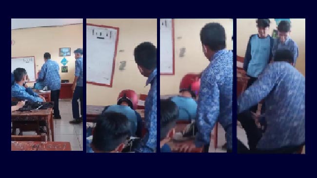 Cek Video Ini, Siswa SMP Baiturrahman Bandung Jatuh Pingsan Usai Kepala Ditendang
