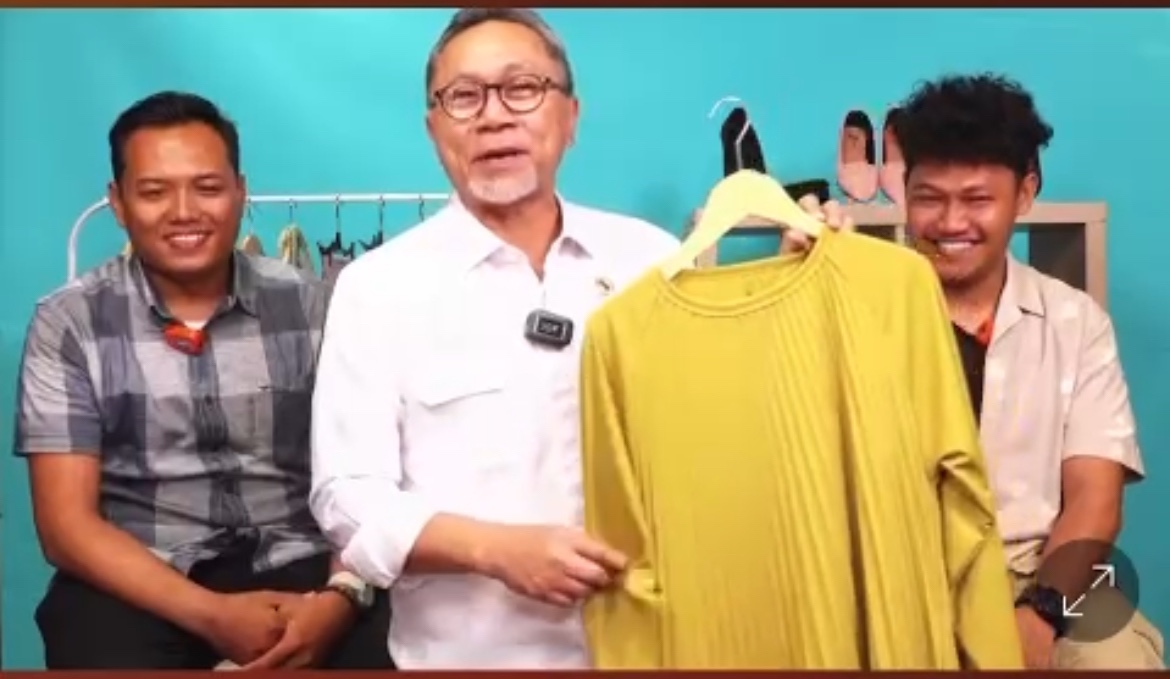 Sambut Harbolnas, Mendag Zulkifli Hasan Jadi Host Shopee Live Bersama UMKM Lokal Telah Yang Sukses Ekspor