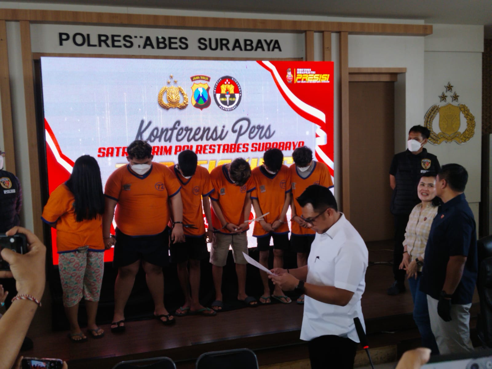 Anak Putus Sekolah Jadi Korban TPPO, Tujuh Pelaku Diamankan Polrestabes Surabaya