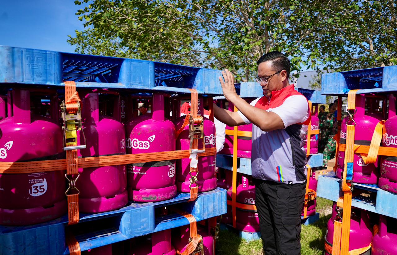 Gerak Cepat Pertamina Pasok LPG ke Daerah Bener Meriah Pakai Metode Sling Load