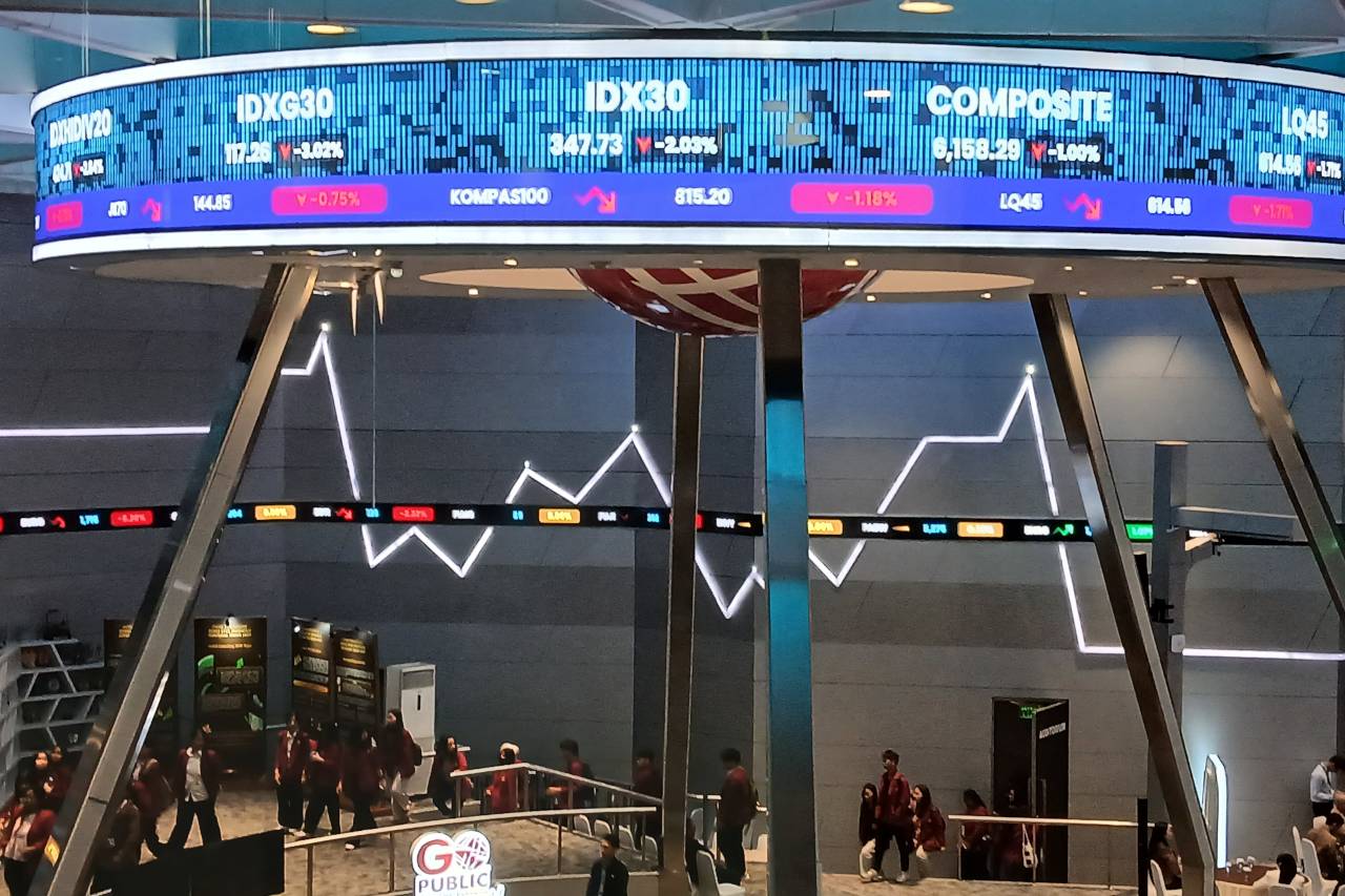 Ada Demo Mahasiswa, Perdagangan IHSG Sesi I Siang Ini Ditutup Melemah 0,73 persen