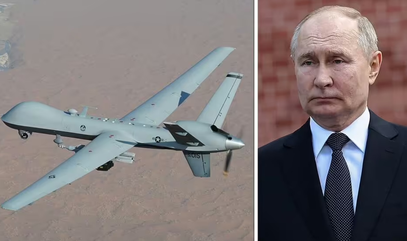 Rusia Tembak Jatuh Drone Amerika di Laut Hitam, Ketegangan Perang Dunia ke III Meningkat