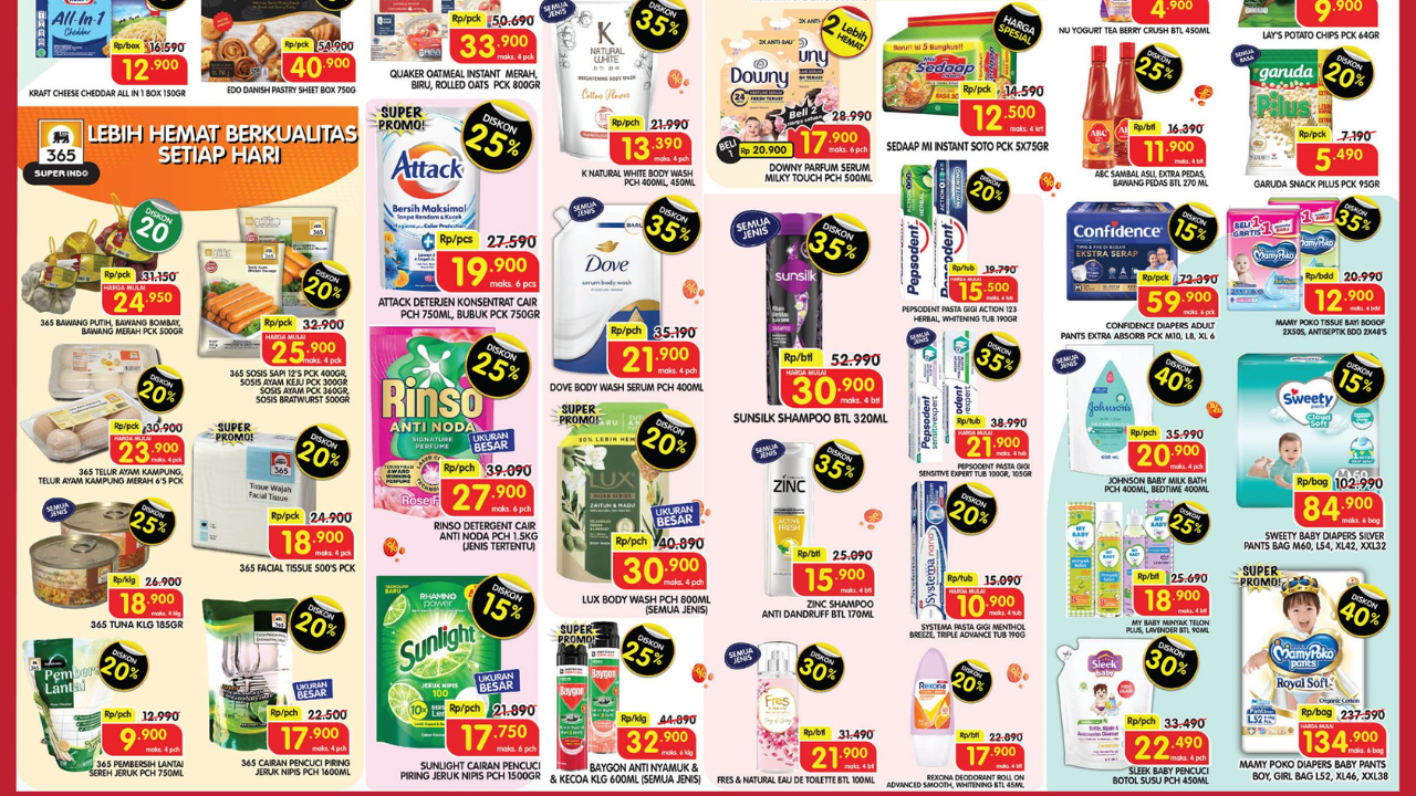 Promo JSM Superindo Hari Ini Terbaru 5 Oktober 2025, Spesial HUT ke-80 TNI Sabun Pencuci Piring Rp17 Ribuan