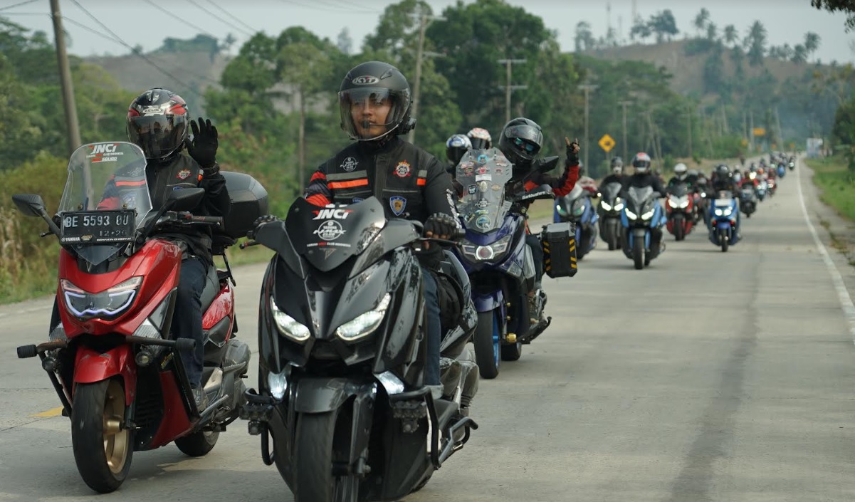 400 Bikers Guyub di Maxi Yamaha Day 2024 Lampung