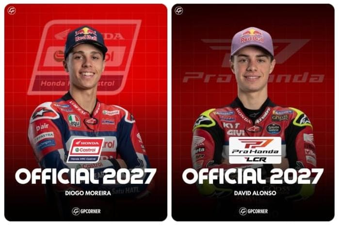 Diogo Moreira Resmi Dampingi Quartararo di Honda HRC 2027