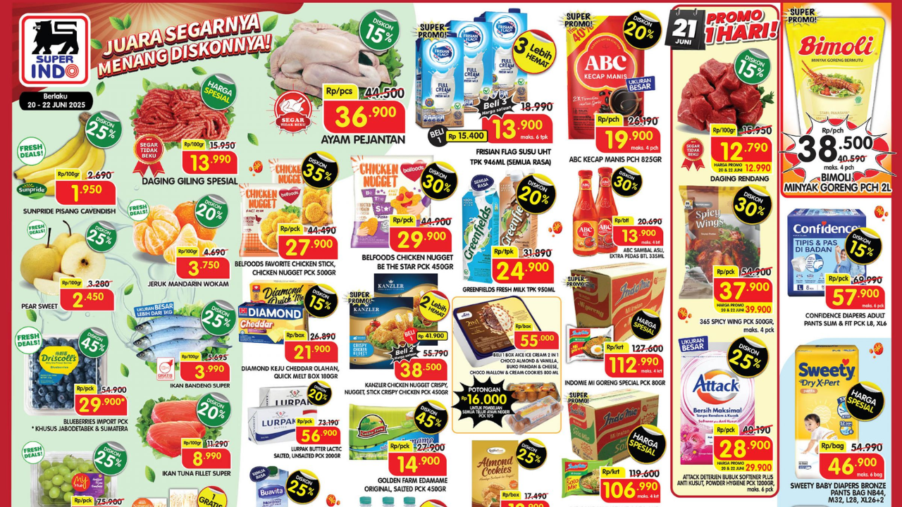Promo JSM Superindo Terbaru 20-22 Juni 2025, Ikan Bandeng Rp3 Ribuan