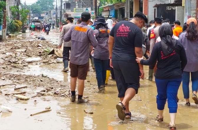 6 Titik Zona Rawan Banjir di Kota Bekasi Berada di Dataran Rendah, Kali Meluap