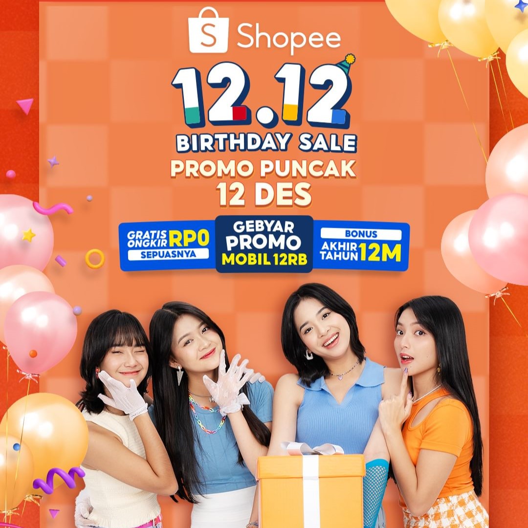 Jangan Sampai Ketinggalan! Rangkaian Promo Puncak Shopee 12.12 Birthday Sale Bertabur Promo Fantastis