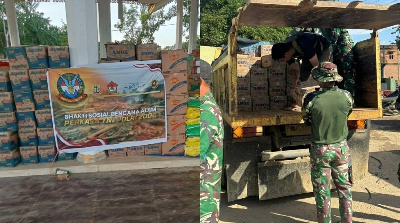 SOLID, Alumni Akademi TNI-POLRI 2006 Salurkan Bantuan Korban Bencana Aceh