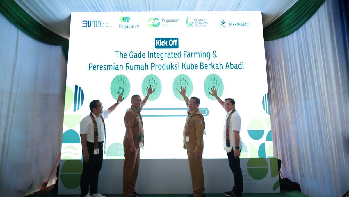 Pegadaian dan Pemkab Tulungagung Luncurkan Program The Gade Integrated Farming 