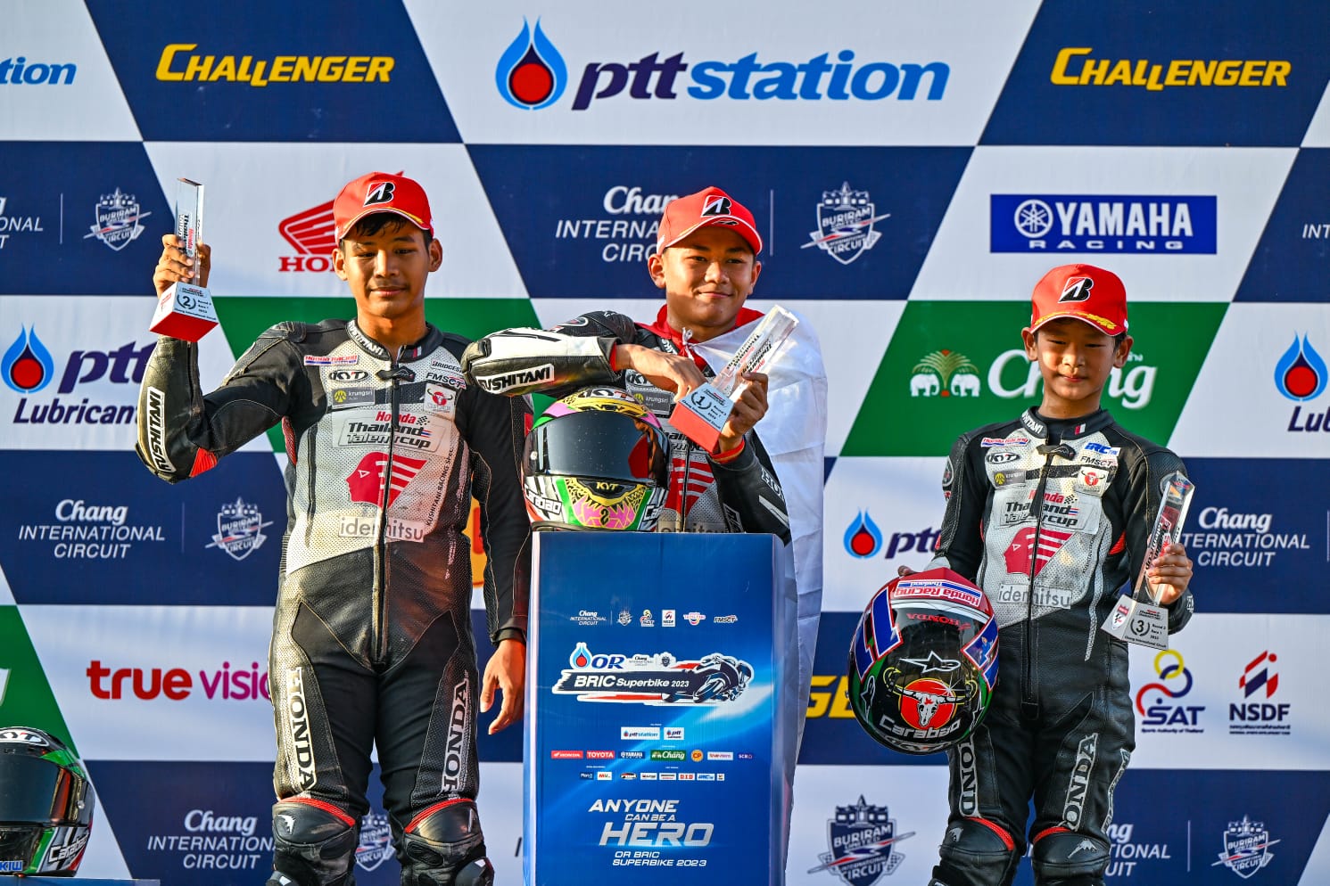 Mantap, Decksa Almer Raih Double Winner di Seri 3 TTC 2023, Bendera Merah Putih Berkibar di Thailand