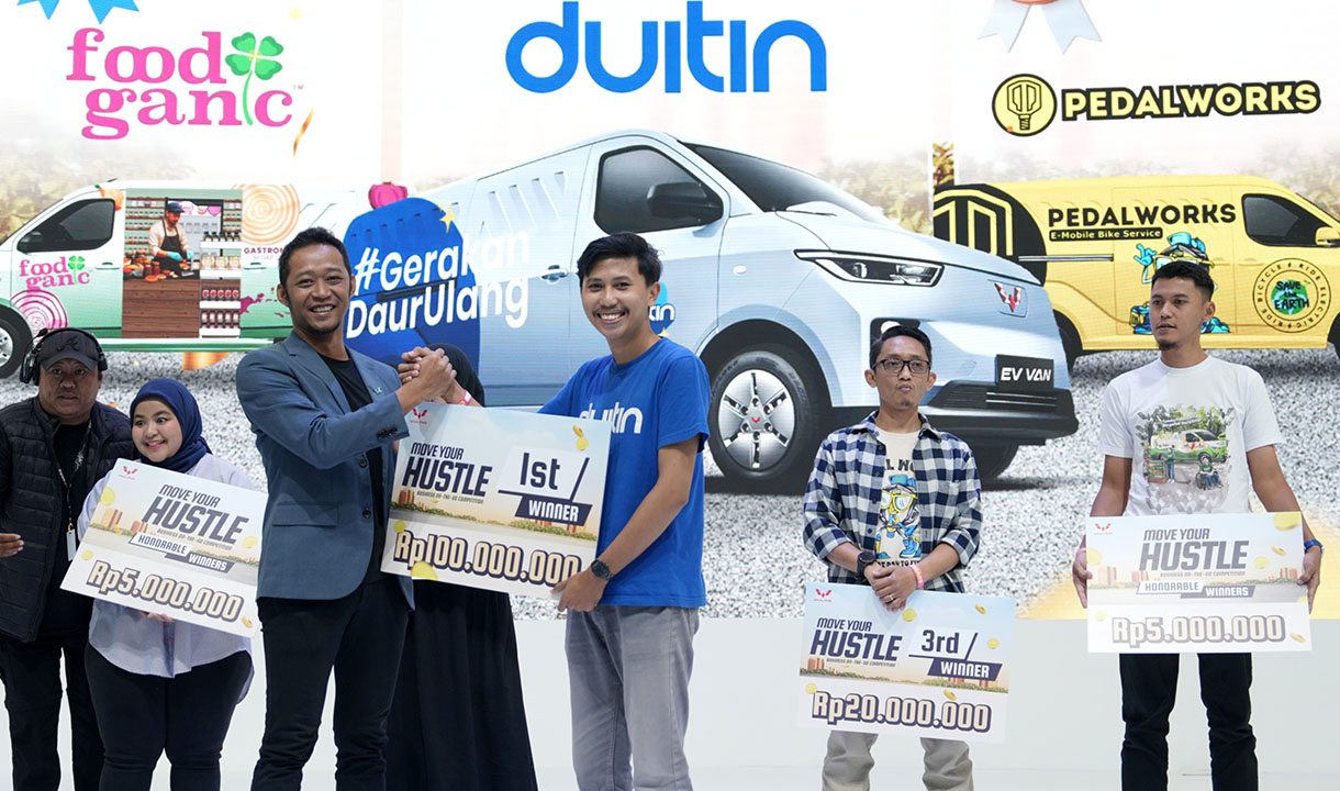 Wuling Umumkan Pemenang Kompetisi Move Your Hustle Bersama Mitra EV di GIIAS 2025