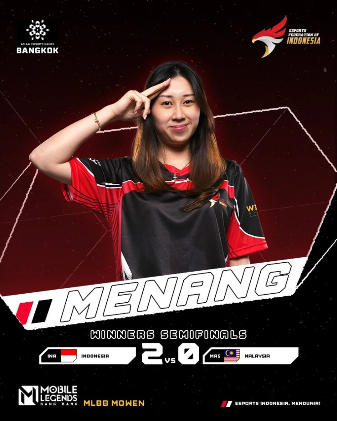 Srikandi MLBB Indonesia Kalahkan Malaysia di Asian Esport Game 2024