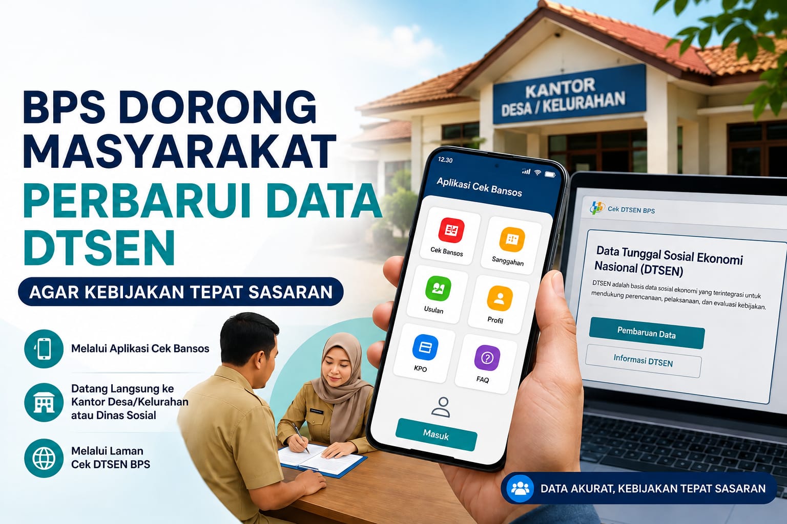 Masyarakat Bisa Ajukan Perubahan Desil! BPS Buka Kanal Pembaruan Data DTSEN
