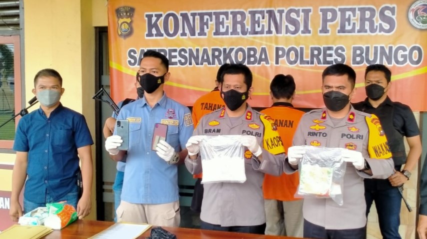 Simpan Sabu dalam Jok Motor, 2 Bandar Sabu antar Provinsi Diringkus di Bungo