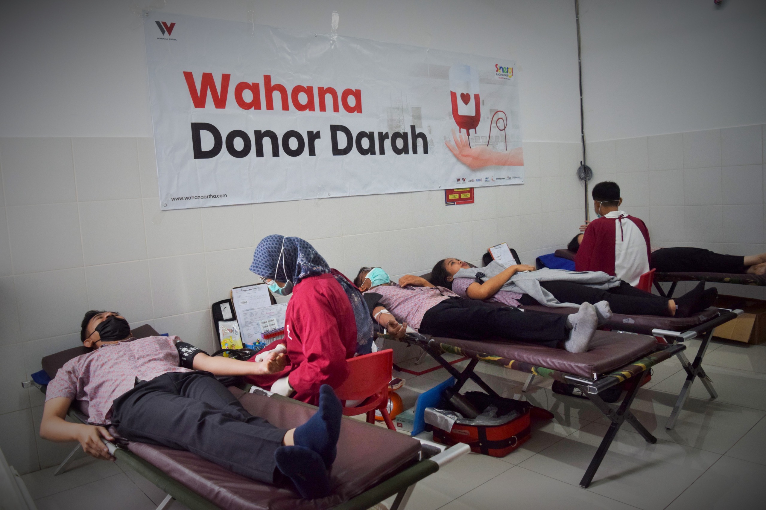 Sambut HUT ke-52, Lebih Dari Seratus Orang Ikut Donor Darah Wahana Artha Group