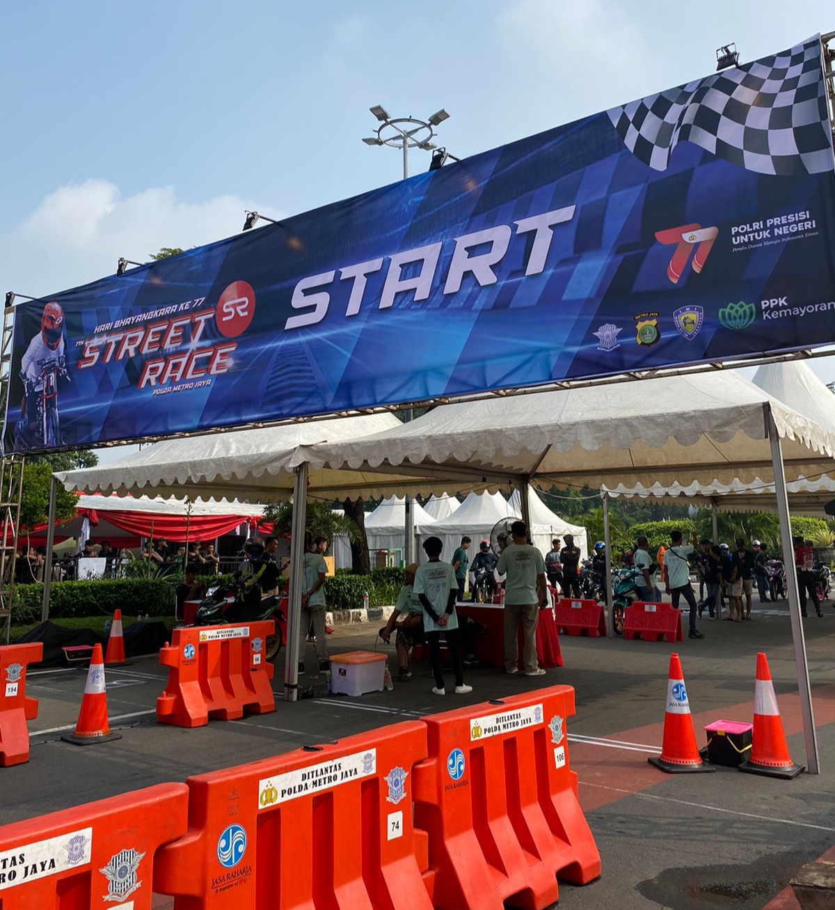 800 Pembalap Adu Kecepatan di Street Race 2023